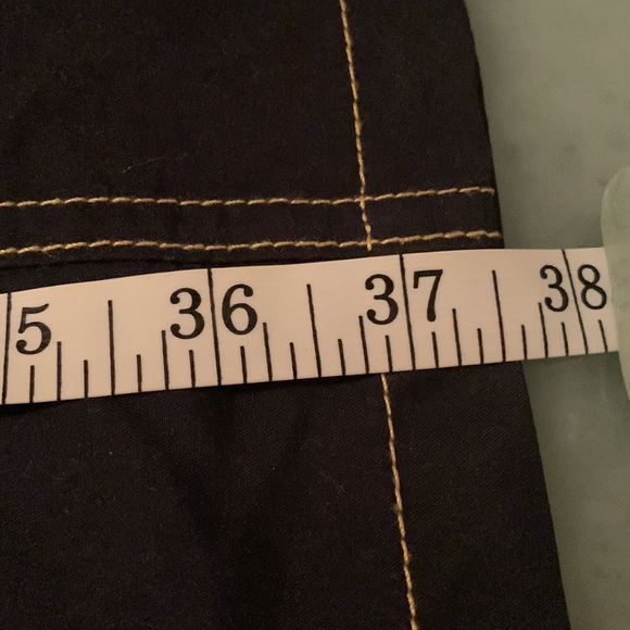 EDM Macgirl skirt rare multiple pockets navy/yellow - Picture 12 of 12